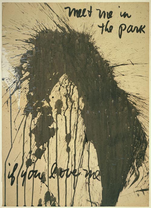meet me in the park, if you love me | Norman Bluhm and Frank O’Hara | 1960